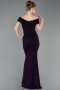 Robe de Soirée Longue Violet ABU6151