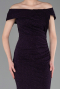 Robe de Soirée Longue Violet ABU6151