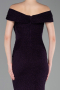 Robe de Soirée Longue Violet ABU6151