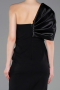 Robe de Cérémonie Midi Noir ABK2625