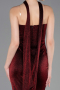 Robe de Cérémonie Midi Rouge Bordeaux ABK2627