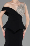 Robe Queue de Poisson Longue Noir ABU6153