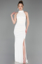 Robe De Soirée Longue Blanc ABU6083