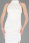 Robe De Soirée Longue Blanc ABU6083