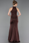 Robe De Soirée Longue Brun ABU6083