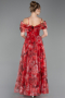 Robe De Soirée Longue Rouge ABU5133