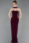 Robe De Soirée Longue Violet ABU6020