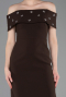 Robe de Soirée Longue Brun ABU6161