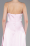 Robe de Soirée Longue Satin Poudre ABU6130