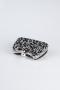 Sac De Soirée Luxe Noir-Argent SH828