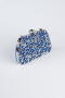 Sac De Soirée Luxe Satin Bleu Saxe SH849