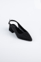 Chaussure De Soirée Perlé Noir AB2100