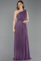 Robe de Soirée Longue Lavande ABU6164