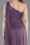 Robe de Soirée Longue Lavande ABU6164