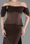 Robe de Soirée Longue Brun ABU6167