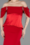 Robe de Soirée Longue Rouge ABU6167