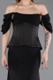 Robe de Soirée Longue Noir ABU6167