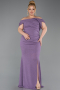 Robe De Soirée Grande Taille Longue Lavande ABU5714