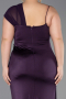 Robe Grande Taille Longue Violet ABU5827