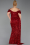 Robe De Soirée Grande Taille Longue Rouge ABU5232