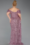 Robe De Soirée Grande Taille Longue Poudre ABU5232