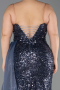 Robe De Fiançailles Grande Taille Longue Squameuse Anthracite ABU6174