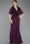 Robe De Soirée Grande Taille Longue Violet ABU4542