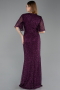 Robe De Soirée Grande Taille Longue Violet ABU4542