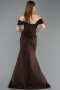 Robe De Soirée Longue Brun ABU6002