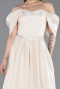 Robe de Soirée Longue Beige ABU6191