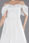 Robe de Soirée Longue Blanc ABU6191