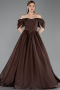 Robe de Soirée Longue Brun ABU6191