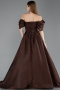 Robe de Soirée Longue Brun ABU6191