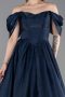 Robe de Soirée Longue Bleu Marine ABU6191