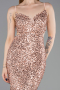 Robe De Soirée Longue Saumon ABU5980