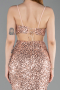 Robe De Soirée Longue Saumon ABU5980
