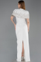 Robe de Soirée Longue Blanc ABU5889