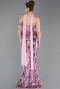 Robe de Soirée Longue Squameuse Poudre ABU6202