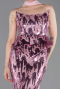 Robe de Soirée Longue Squameuse Poudre ABU6202