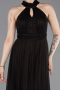 Robe De Soirée Grande Taille Longue Brun ABU3253