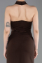 Robe De Soirée Longue Brun ABU5476