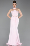 Robe De Soirée Longue Poudre ABU5476