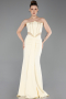 Robe De Soirée Longue Jaune ABU5476