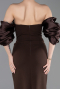 Robe de Soirée Longue Brun ABU6204
