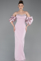 Robe de Soirée Longue Poudre ABU6204