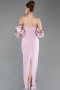Robe de Soirée Longue Poudre ABU6204