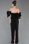 Robe de Soirée Longue Noir ABU6204