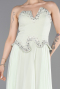 Robe de Soirée Longue Mousseline Menthe ABU6188