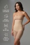 Gaine Short Sculptante Vison EM2929