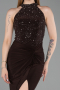 Robe de Soirée Longue Brun ABU6215